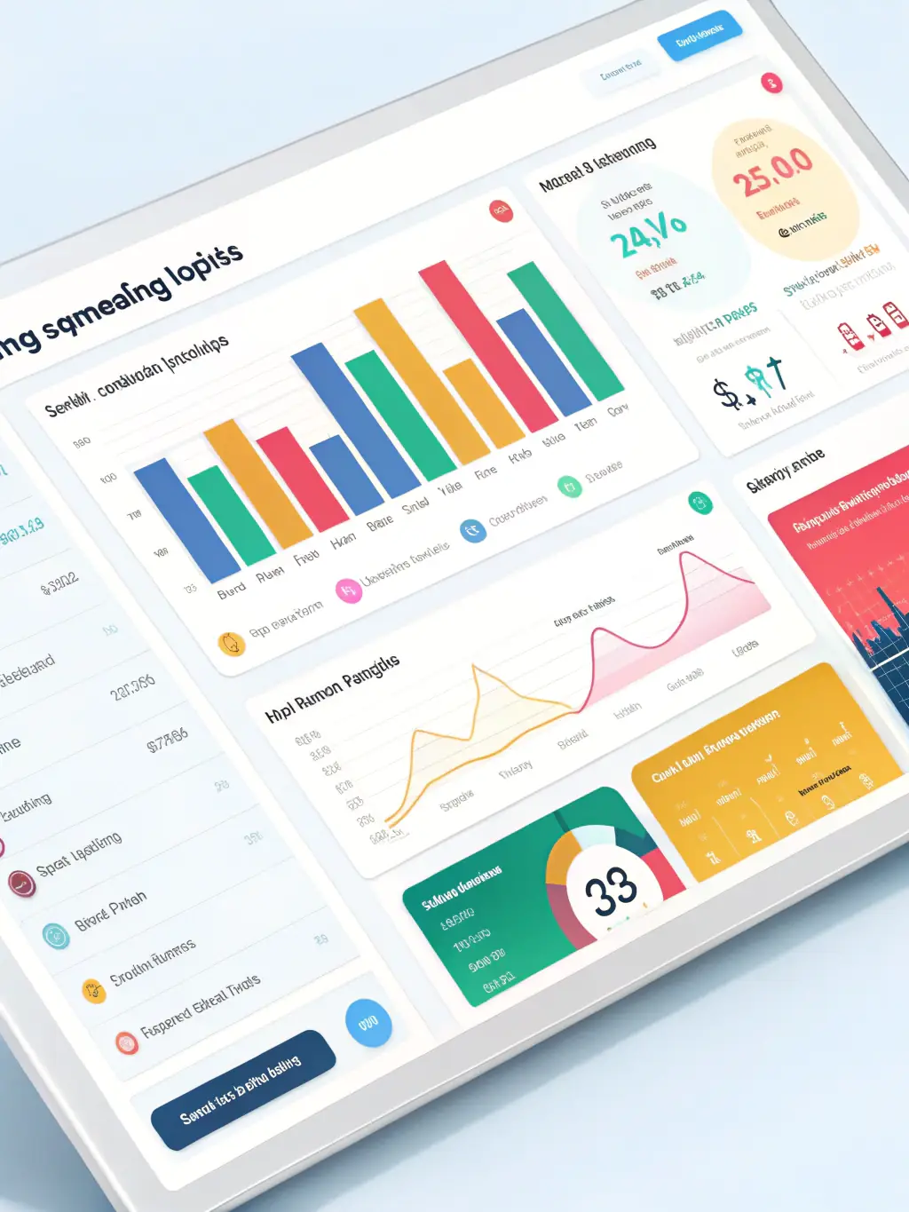 A dashboard displaying real-time spending analytics and insights, showcasing Ramp's data-driven approach to financial management.